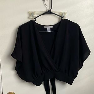 Tie back wrap top